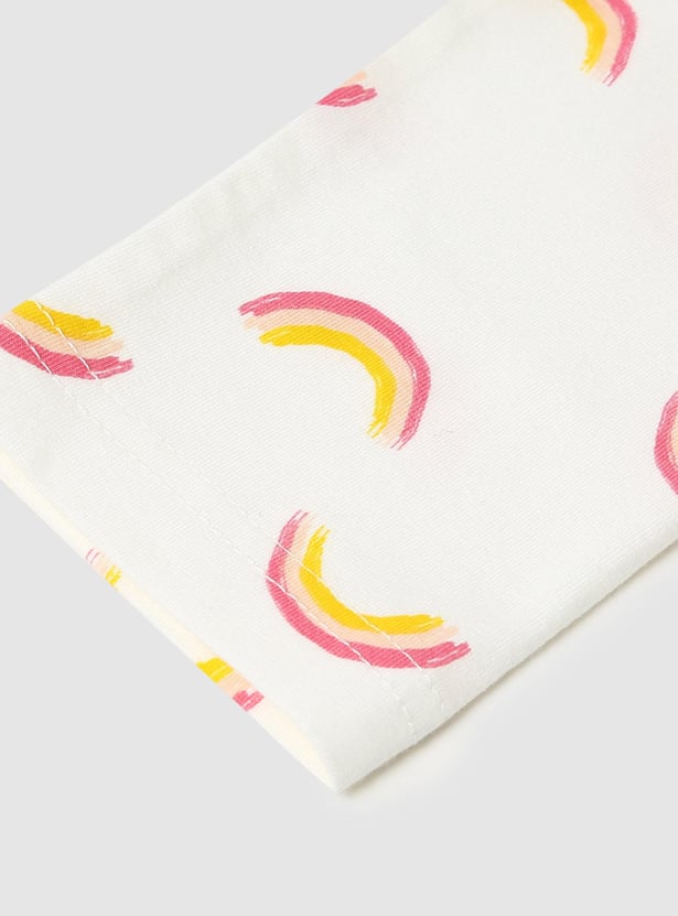 Girls Printed 3/4th Leggings