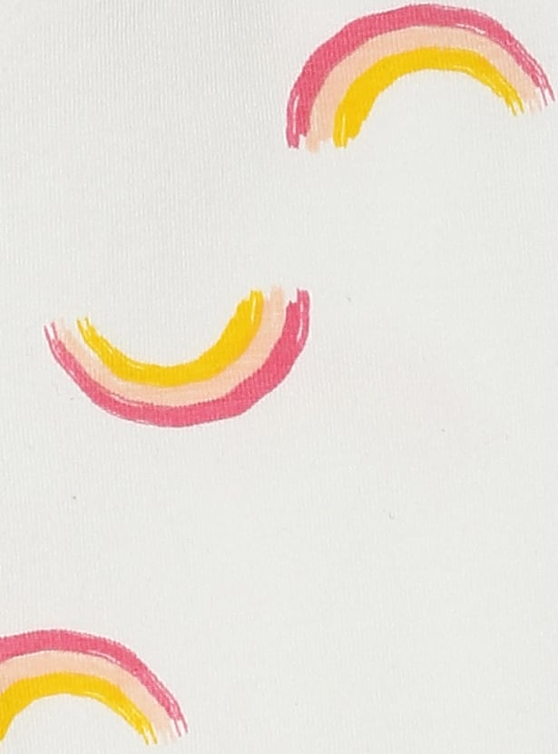 Girls Printed 3/4th Leggings