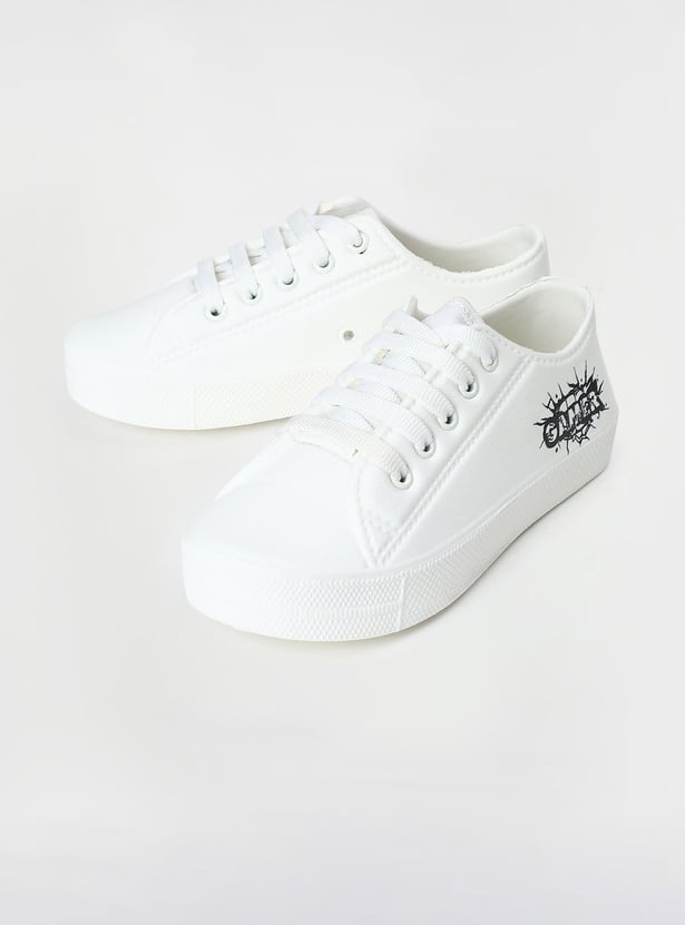 Boys Printed Wash & Wear Sneakers