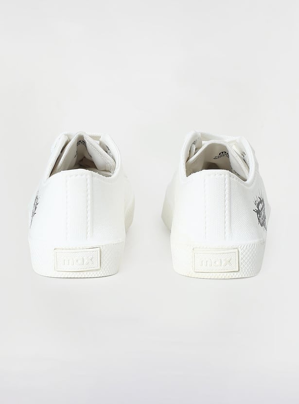 Boys Printed Wash & Wear Sneakers