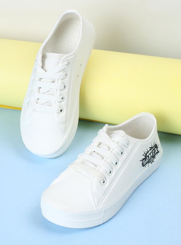 Boys Printed Wash & Wear Sneakers