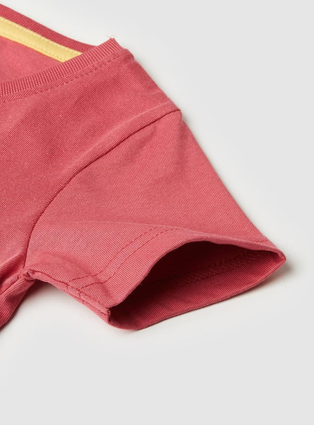 Boys Cotton Graphic T-shirt
