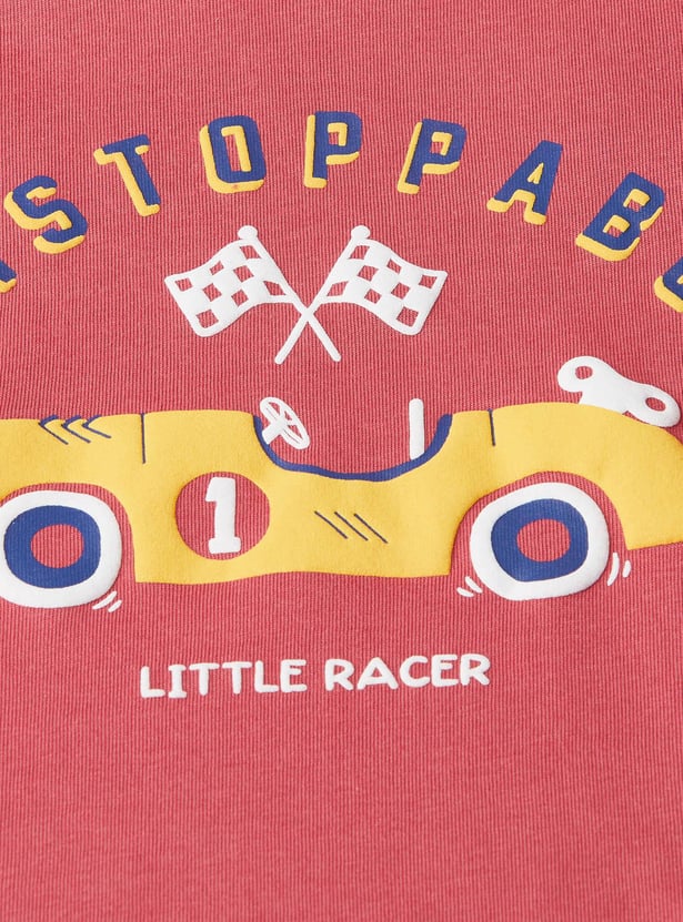 Boys Cotton Graphic T-shirt
