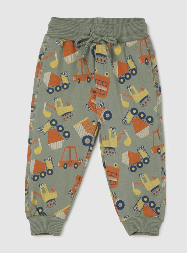 Boys Printed Elasticated Jogger