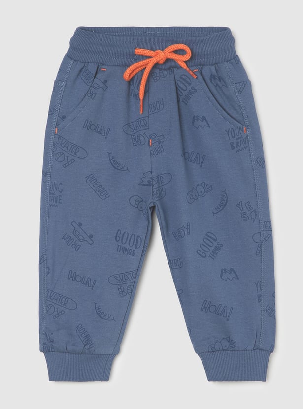 Boys Printed Elasticated Joggers