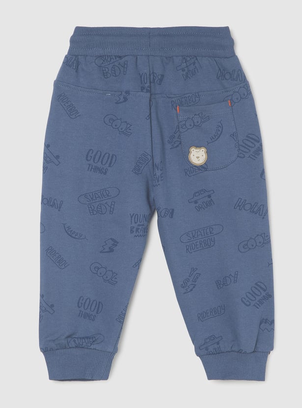 Boys Printed Elasticated Joggers