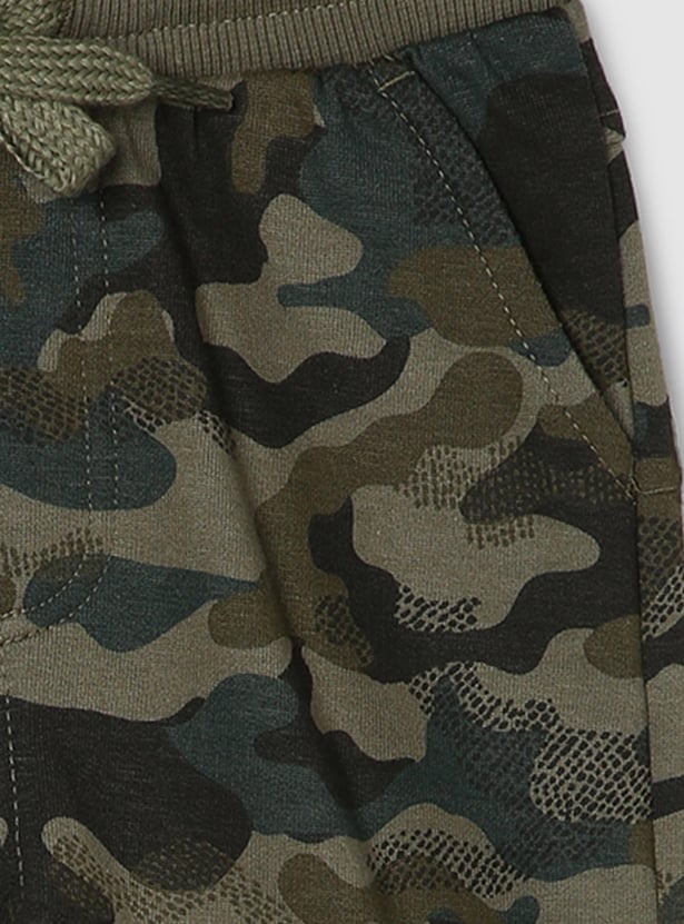 Boys Camouflage Printed Joggers