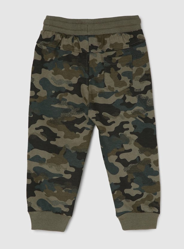 Boys Camouflage Printed Joggers