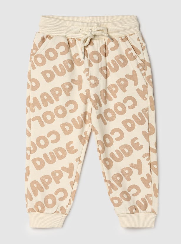 Boys Printed Elasticated Joggers