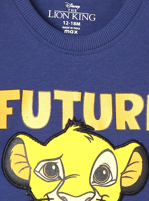 Boys Lion King Printed T-shirt