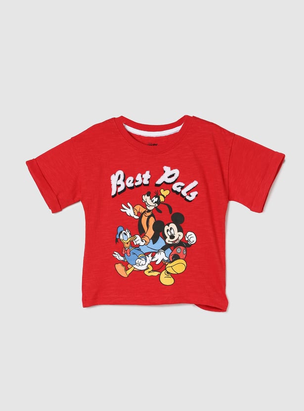 Boys Mickey & Friends Printed T-shirt