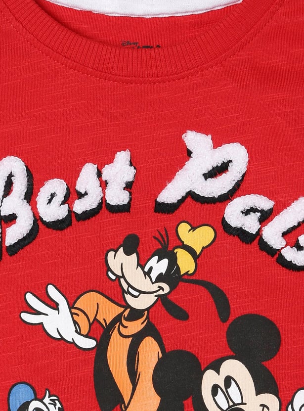 Boys Mickey & Friends Printed T-shirt
