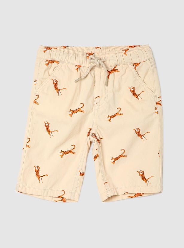 Boys Printed Bermuda Shorts