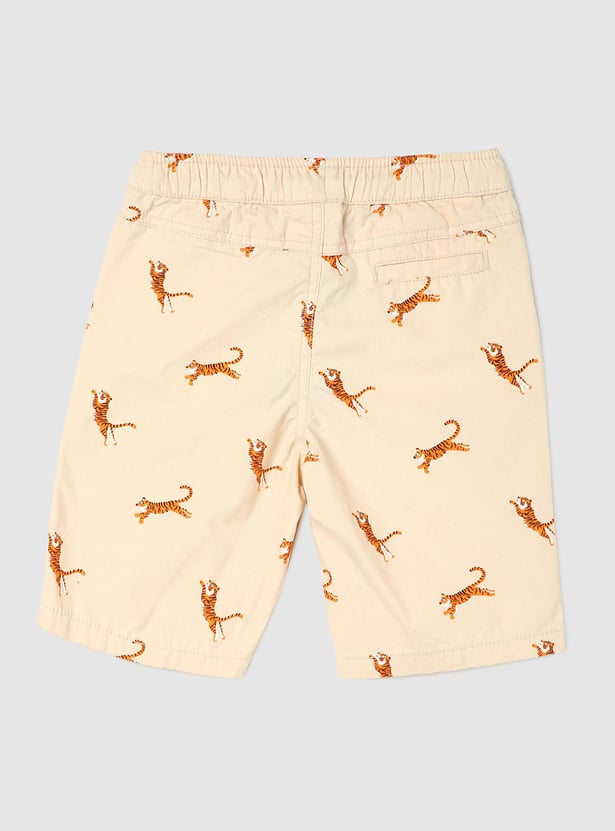 Boys Printed Bermuda Shorts