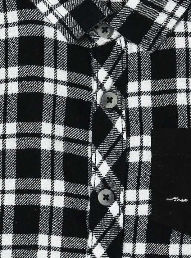 Boys Checked Casual Shirt