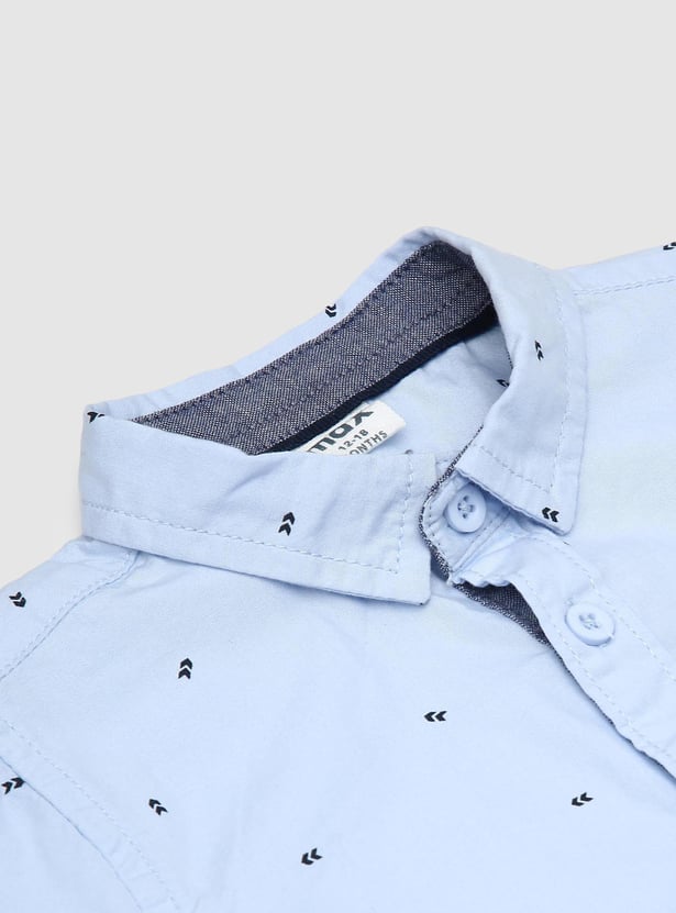 Boys All-Over Printed Shirt