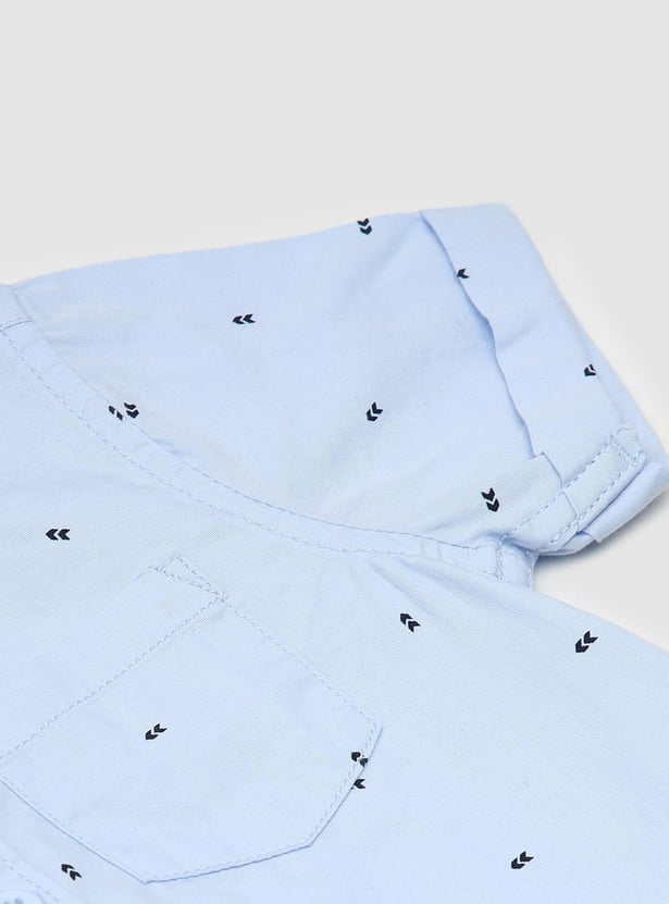 Boys All-Over Printed Shirt