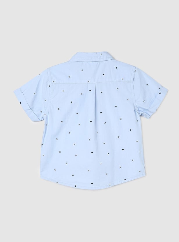 Boys All-Over Printed Shirt