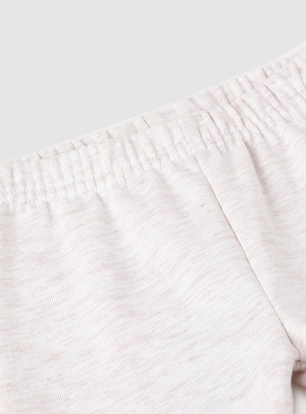 Girls Solid Full-Length Leggings