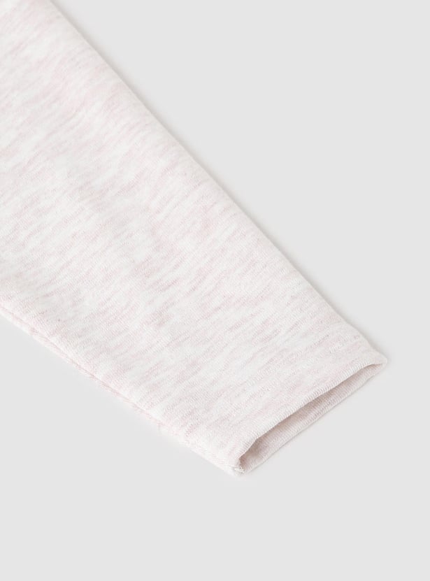 Girls Solid Full-Length Leggings