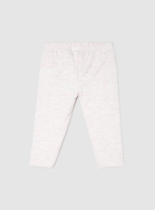 Girls Solid Full-Length Leggings