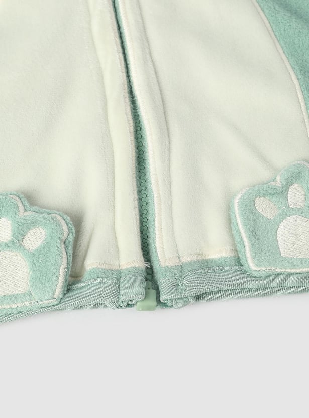 Girls Fleece Cat Hooded Sleepwear Set