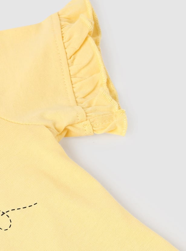 Girls Winnie The Pooh Printed T-shirt