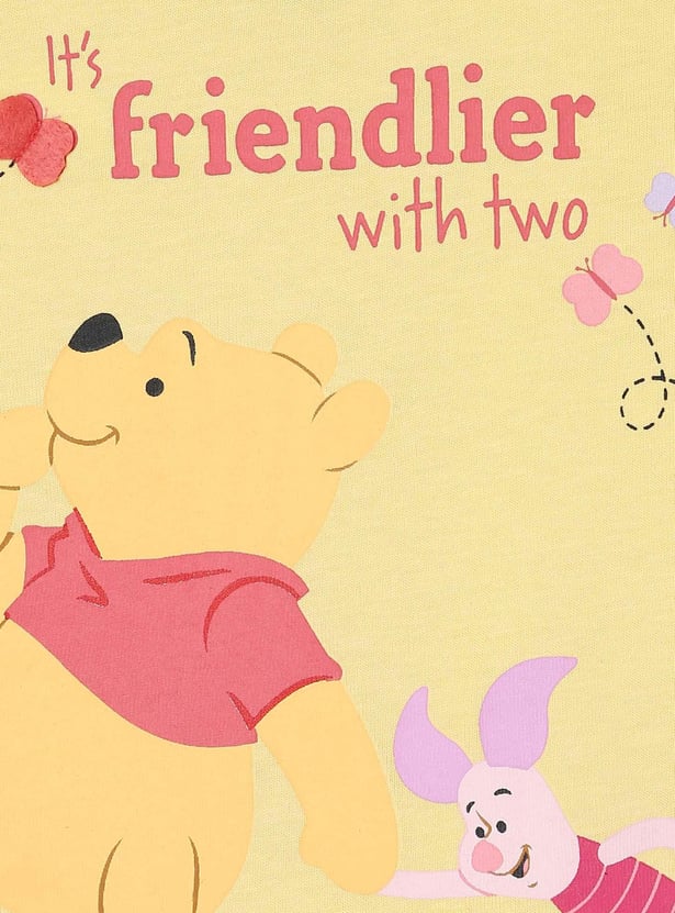 Girls Winnie The Pooh Printed T-shirt