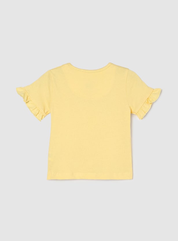 Girls Winnie The Pooh Printed T-shirt