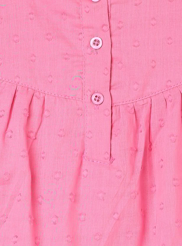 Buy Girls Dobby Woven Lace Top Online at just Rs. 349.0