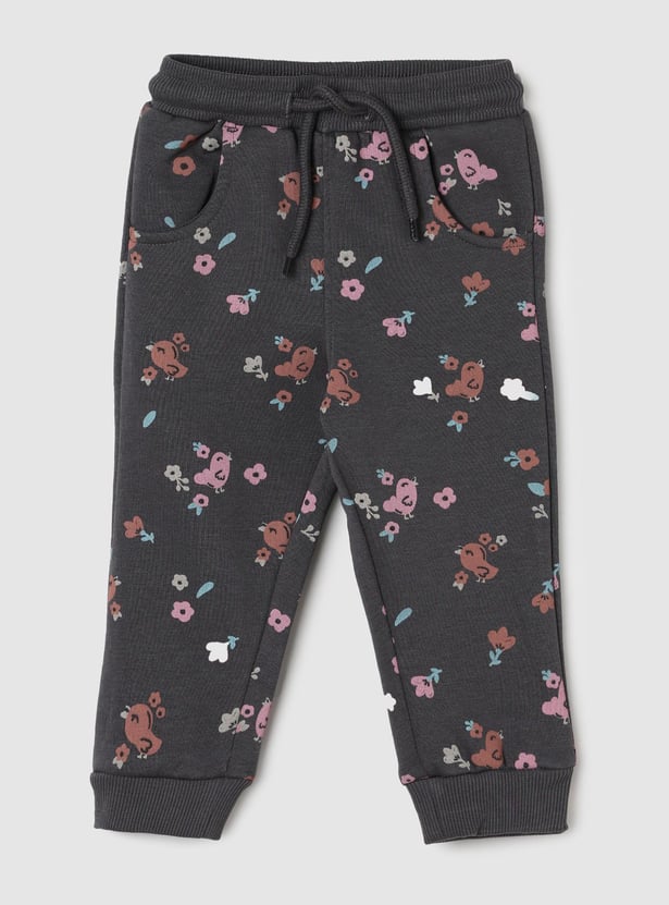 Girls Printed Elasticated Joggers