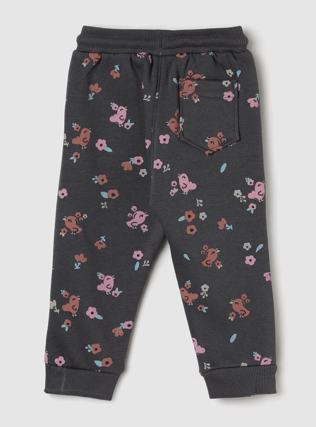 Girls Printed Elasticated Joggers