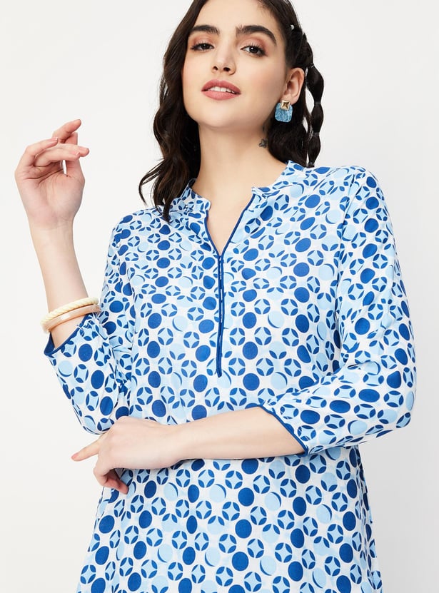 Women Printed Straight Kurta