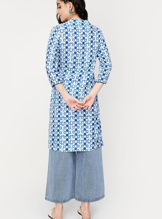 Women Printed Straight Kurta
