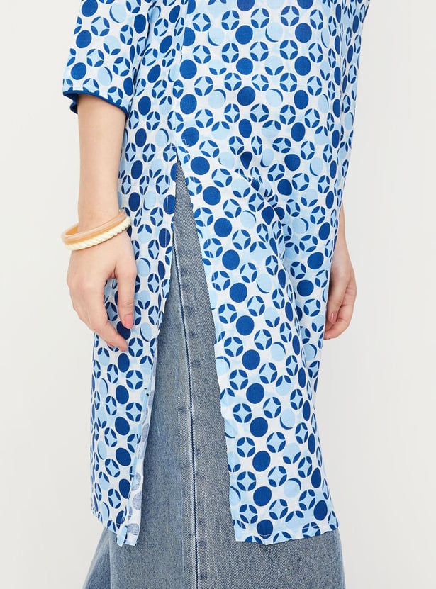 Women Printed Straight Kurta