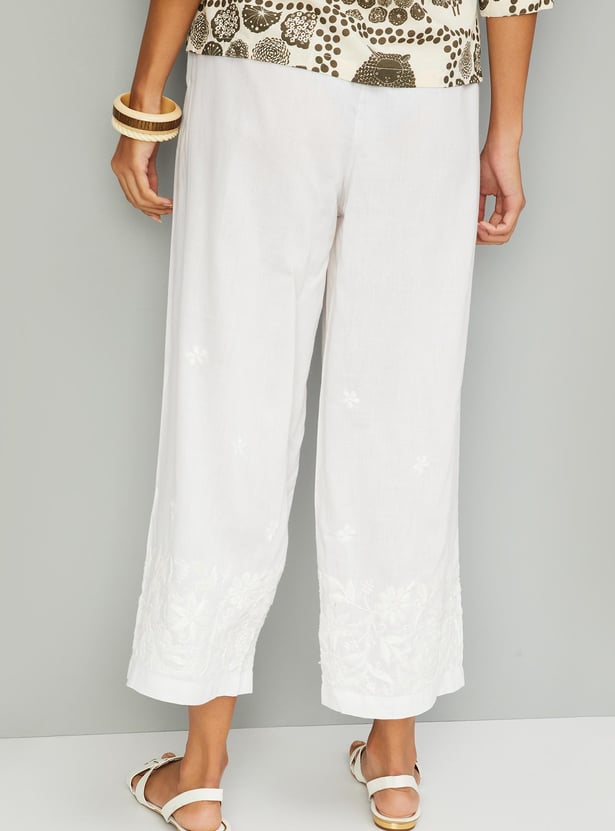 Women Chinkankari Embroidered Palazzos