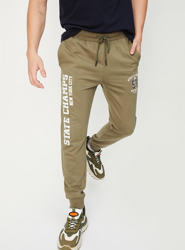 Men Printed Sports Joggers