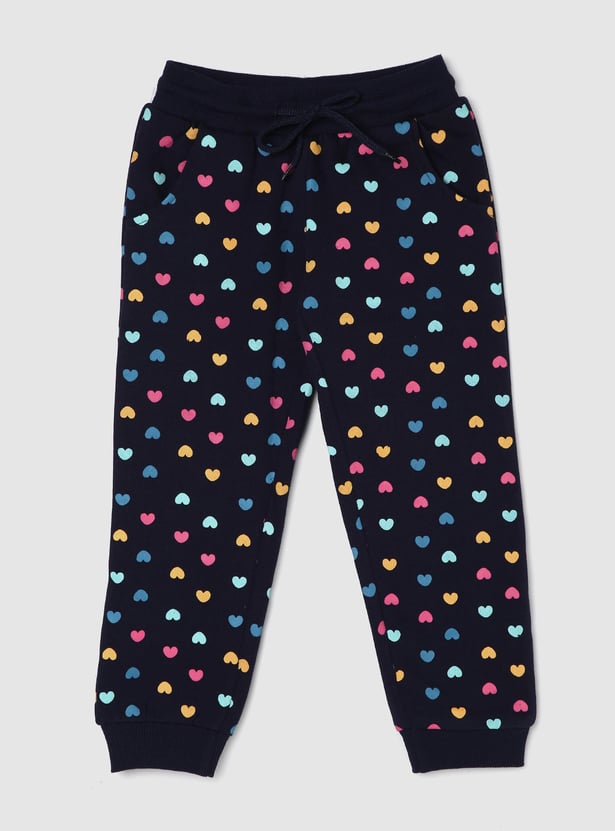 Girls Printed Elasticated Joggers