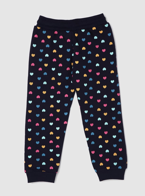 Girls Printed Elasticated Joggers