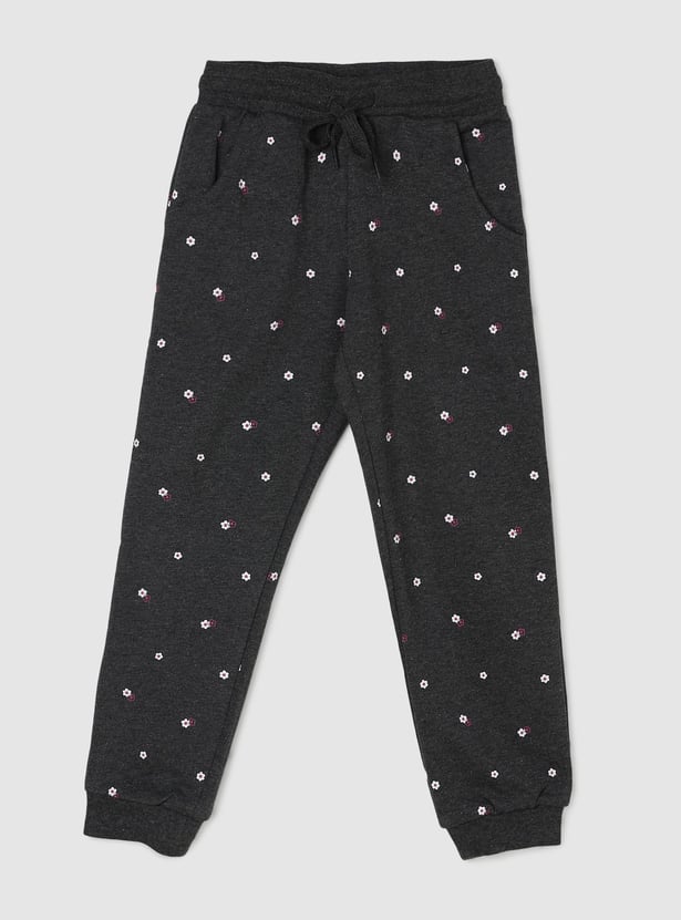 Girls Printed Elasticated Joggers