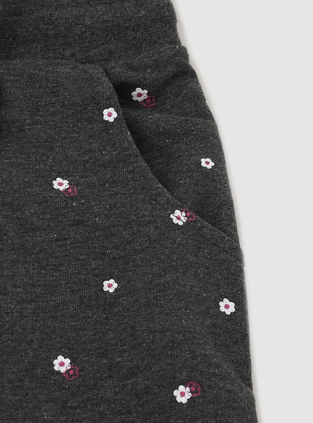 Girls Printed Elasticated Joggers
