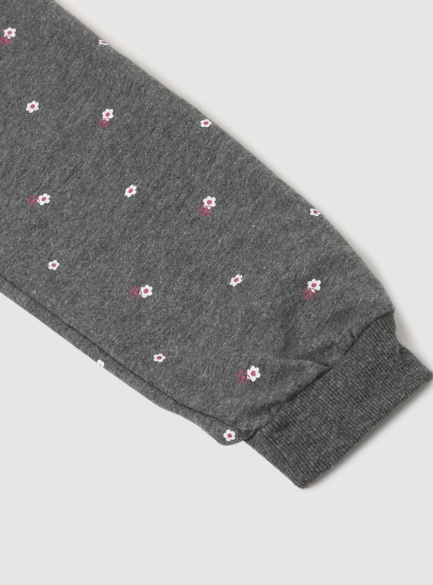 Girls Printed Elasticated Joggers