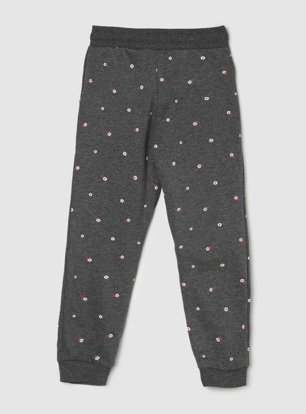 Girls Printed Elasticated Joggers