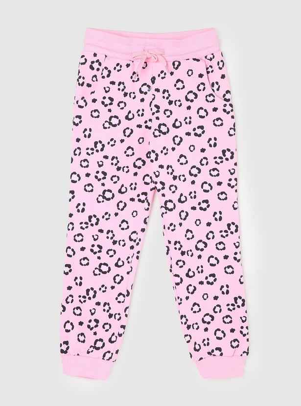 Girls Printed Elasticated Joggers