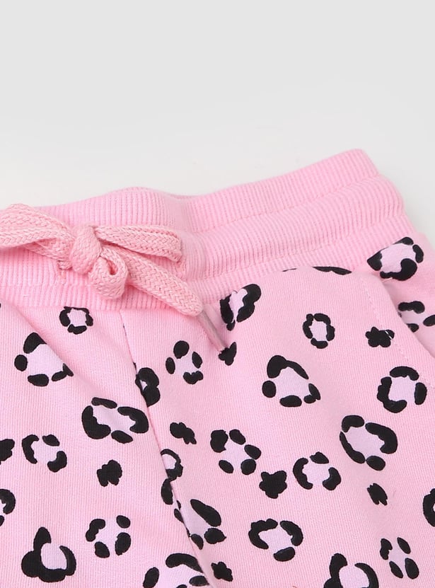 Girls Printed Elasticated Joggers