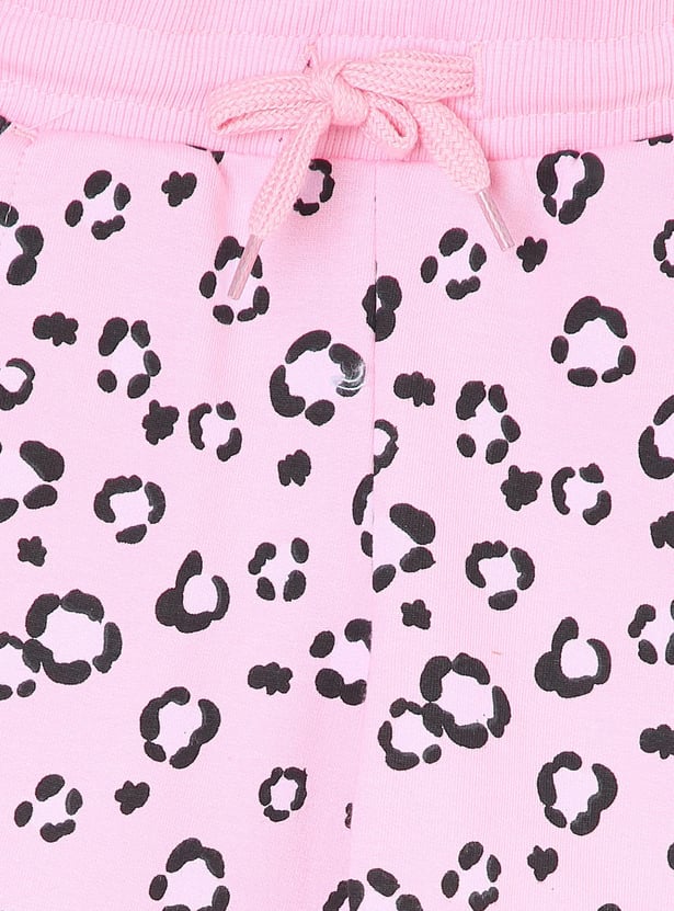 Girls Printed Elasticated Joggers