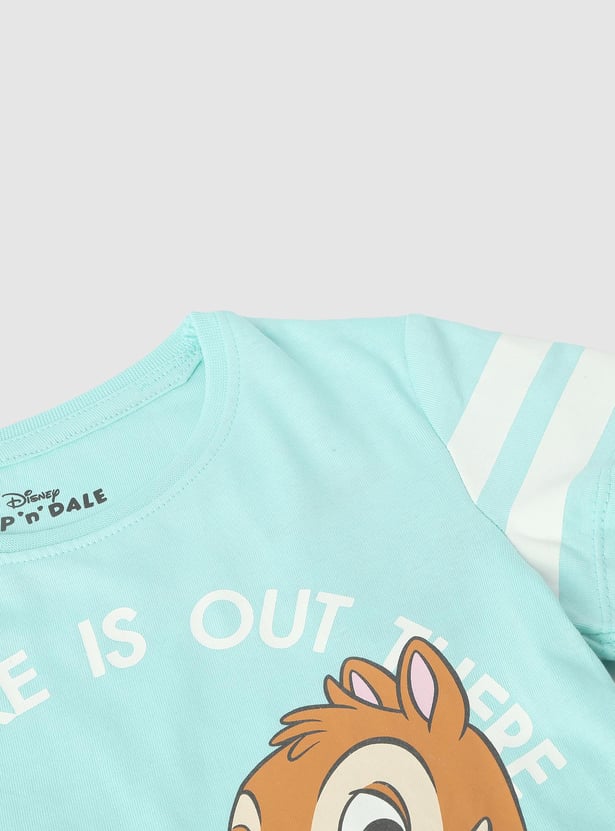 Girls Chip & Dale Printed T-shirt