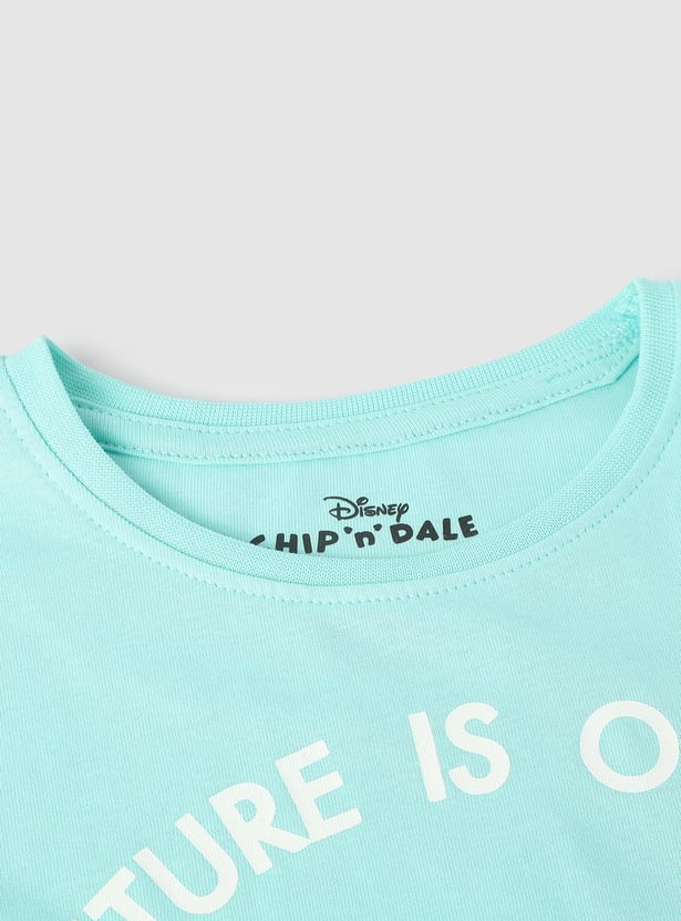 Girls Chip & Dale Printed T-shirt