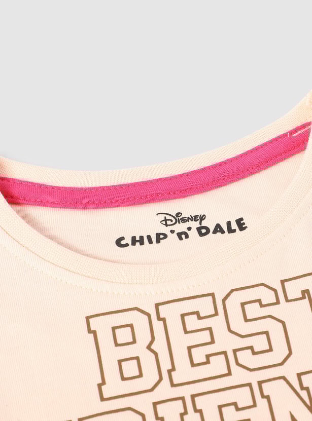 Girls Chip & Dale Printed T-shirt