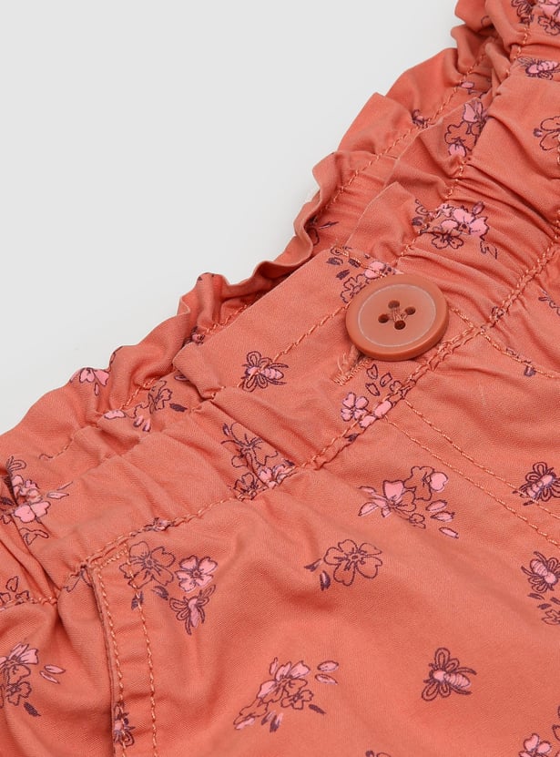 Girls Printed Trousers